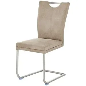 Höffner Polsterschwingstuhl  Top Chairs ¦ beige ¦ Maße (cm): B: 44 H: 94 T: 58.0