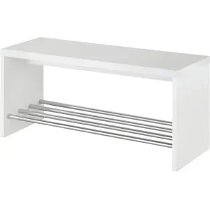 Höffner Schuhbank  Hagenow ¦ weiß ¦ Maße (cm): B: 81 H: 40 T: 30.0