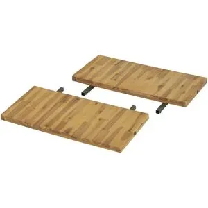 Höffner Ansteckplatten 2er-Set  Detroit ¦ holzfarben ¦ Maße (cm): B: 85