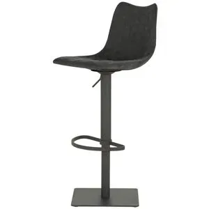 Höffner Barhocker  MyToby ¦ schwarz ¦ Maße (cm): B: 43 T: 50.0