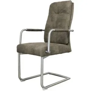 Höffner Schwingstuhl mit Griff  Bertie ¦ braun ¦ Maße (cm): B: 52 H: 100 T: 64.0