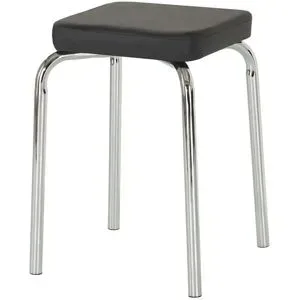 Höffner Hocker  Sandro ¦ schwarz ¦ Maße (cm): B: 31 H: 47 T: 31.0