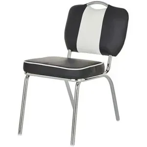 Höffner Stuhl  American Diner ¦ schwarz ¦ Maße (cm): B: 48 H: 84,5 T: 64.0