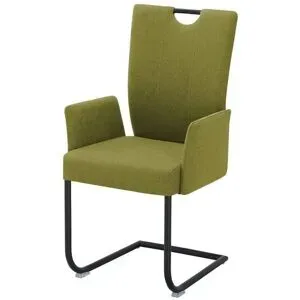 Höffner Polsterschwingstuhl  3061 ¦ grün ¦ Maße (cm): B: 57 H: 99 T: 56.0