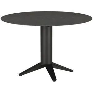 Höffner Esstisch  Carve ¦ grau ¦ Maße (cm): H: 77  Ø: 120