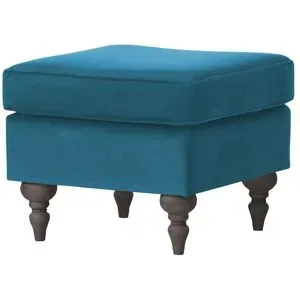 Höffner Hocker  Cozy ¦ türkis/petrol ¦ Maße (cm): B: 55 H: 44 T: 55.0