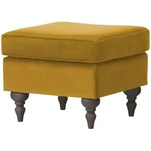 Höffner Hocker  Cozy ¦ gelb ¦ Maße (cm): B: 55 H: 44 T: 55.0