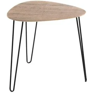 Höffner Beistelltisch  Haiger ¦ holzfarben ¦ Maße (cm): B: 48 H: 48