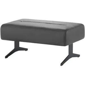 Stressless Hocker aus Leder  Stella ¦ grau ¦ Maße (cm): B: 90 H: 44 T: 57.0