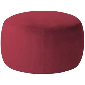 Höffner Samt Hocker  Amadi ¦ rot ¦ Maße (cm): B: 60 H: 40