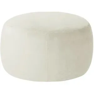 Höffner Samt Hocker  Amadi ¦ creme ¦ Maße (cm): B: 60 H: 40