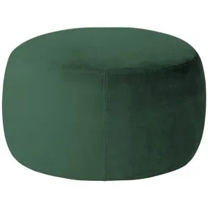 Höffner Samt Hocker  Amadi ¦ grün ¦ Maße (cm): B: 60 H: 40