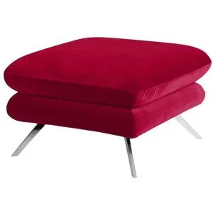 Jette Home Hocker  Caldara ¦ rot ¦ Maße (cm): B: 70 H: 45 T: 70.0