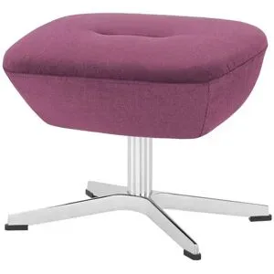 Höffner Fußablage  Globe ¦ lila/violett ¦ Maße (cm): B: 50 H: 37 T: 36.0