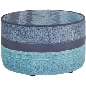bassetti by SCHRÖNO Pouf aus Velours Tino ¦ lila/violett ¦ Maße (cm): H: 39  Ø: