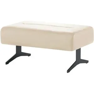 Stressless Hocker aus Leder  Stella ¦ creme ¦ Maße (cm): B: 90 H: 44 T: 57.0