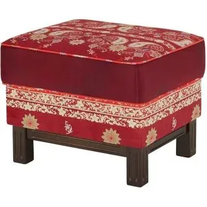 bassetti by SCHRÖNO Hocker  Salina ¦ rot ¦ Maße (cm): B: 48 H: 45 T: 58.0