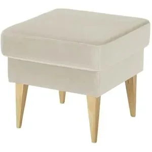 switch Hocker aus Samt Taco ¦ beige ¦ Maße (cm): B: 49 H: 45 T: 49.0