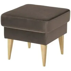switch Hocker aus Samt Taco ¦ braun ¦ Maße (cm): B: 49 H: 45 T: 49.0