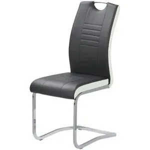 Höffner Schwingstuhl  Toni ¦ schwarz ¦ Maße (cm): B: 44 H: 100 T: 57.0