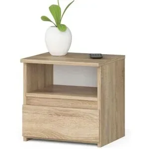 Höffner Nachttisch  Carla ¦ holzfarben ¦ Maße (cm): B: 40 H: 40