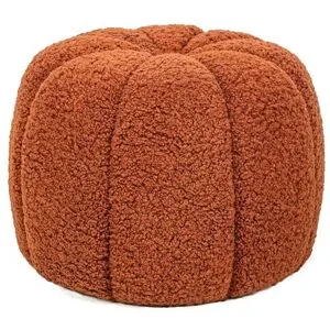 Höffner Pouf   ¦ rot ¦ Maße (cm): B: 50 H: 38