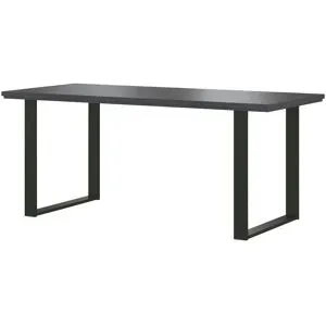 Höffner Esstisch  Ledro ¦ schwarz ¦ Maße (cm): B: 80 H: 76