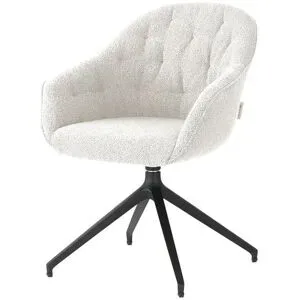 Jette Home Polsterstuhl  Abby ¦ weiß ¦ Maße (cm): B: 62 H: 85 T: 69.0