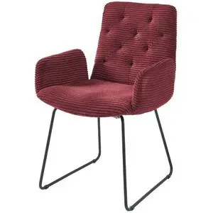 Jette Home Polsterstuhl  Salo ¦ rot ¦ Maße (cm): B: 59 H: 87 T: 66.0