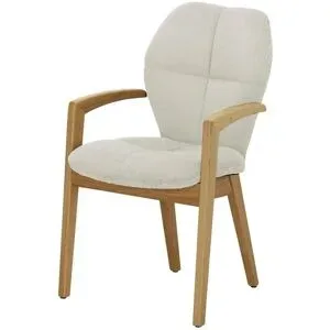 Wohnwert Polsterstuhl  Luisa ¦ creme ¦ Maße (cm): B: 57 H: 89 T: 64.0