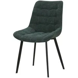 Höffner Stuhl  Hajo ¦ grün ¦ Maße (cm): B: 55 H: 87,5 T: 60.0