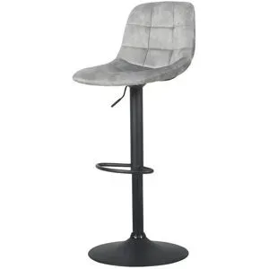 Höffner Barstuhl  Cameron ¦ grau ¦ Maße (cm): B: 50 H: 110 T: 45.0