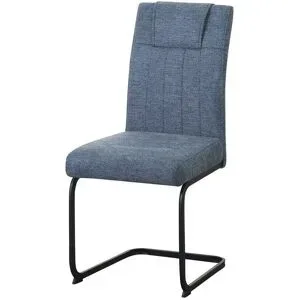 Höffner Schwingstuhl  Neil ¦ blau ¦ Maße (cm): B: 44,8 H: 97 T: 60.0