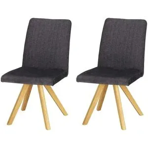 Woodford Esszimmerstuhl im 2er Set Olina ¦ grau ¦ Maße (cm): B: 63 H: 90 T: 63.0