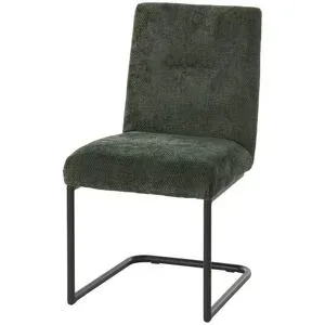 Höffner Schwingstuhl extra belastbar Talos ¦ grün ¦ Maße (cm): B: 51,5 H: 92,5 T: 65.0
