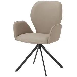 Wohnwert Esszimmerstuhl  Lea ¦ beige ¦ Maße (cm): B: 62 H: 92 T: 46.0