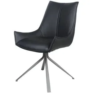 uno Esszimmerstuhl  Violetta ¦ schwarz ¦ Maße (cm): B: 57 H: 89 T: 64.0