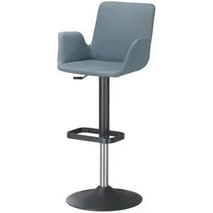 Höffner Barhocker  MyTina ¦ blau ¦ Maße (cm): B: 52 T: 47.0