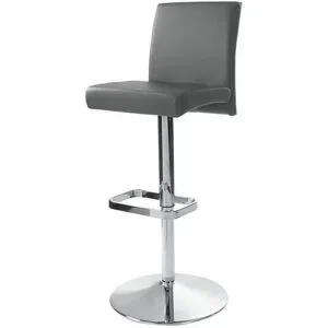 Höffner Barhocker  MyTina ¦ grau ¦ Maße (cm): B: 44 T: 38.0