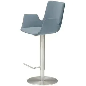 Höffner Barhocker  MyHelios ¦ blau ¦ Maße (cm): B: 52 T: 35.0