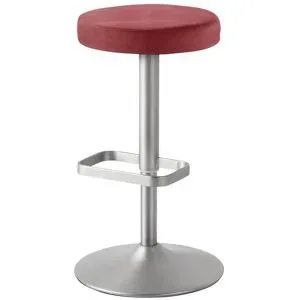 Höffner Barhocker  MyDivo ¦ rot ¦ Maße (cm): B: 44 T: 44.0