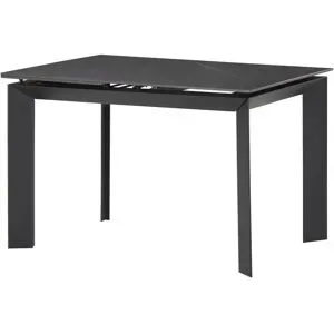 uno Keramiktisch ausziehbar Grazia ¦ grau ¦ Maße (cm): B: 80 H: 76