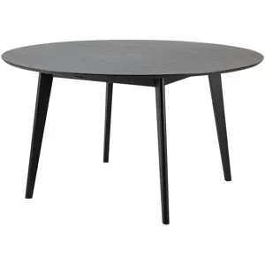 Höffner Esstisch  Robin ¦ schwarz ¦ Maße (cm): H: 76  Ø: 140