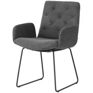 Jette Home Polsterstuhl  Salo ¦ grau ¦ Maße (cm): B: 59 H: 87 T: 66.0