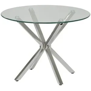 Höffner Couchtisch  Cretaccio ¦ transparent/klar ¦ Maße (cm): H: 45  Ø: 60