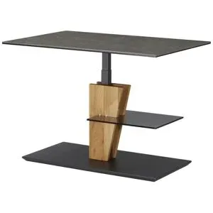 Höffner Couchtisch  Valdara ¦ schwarz ¦ Maße (cm): B: 60 H: 47