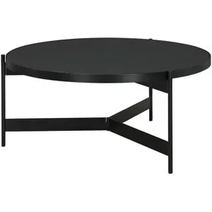 Höffner Couchtisch  Ipiyano ¦ schwarz ¦ Maße (cm): H: 35  Ø: 81.6