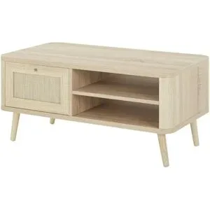 Roomers Couchtisch  Rafia Premium ¦ holzfarben ¦ Maße (cm): B: 50 H: 42