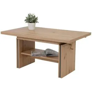 Höffner Funktionscouchtisch  Pantelleria ¦ holzfarben ¦ Maße (cm): B: 67 H: 66