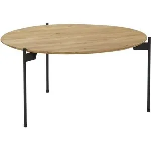 Höffner Home Couchtisch  Merzig ¦ holzfarben ¦ Maße (cm): H: 38  Ø: 74